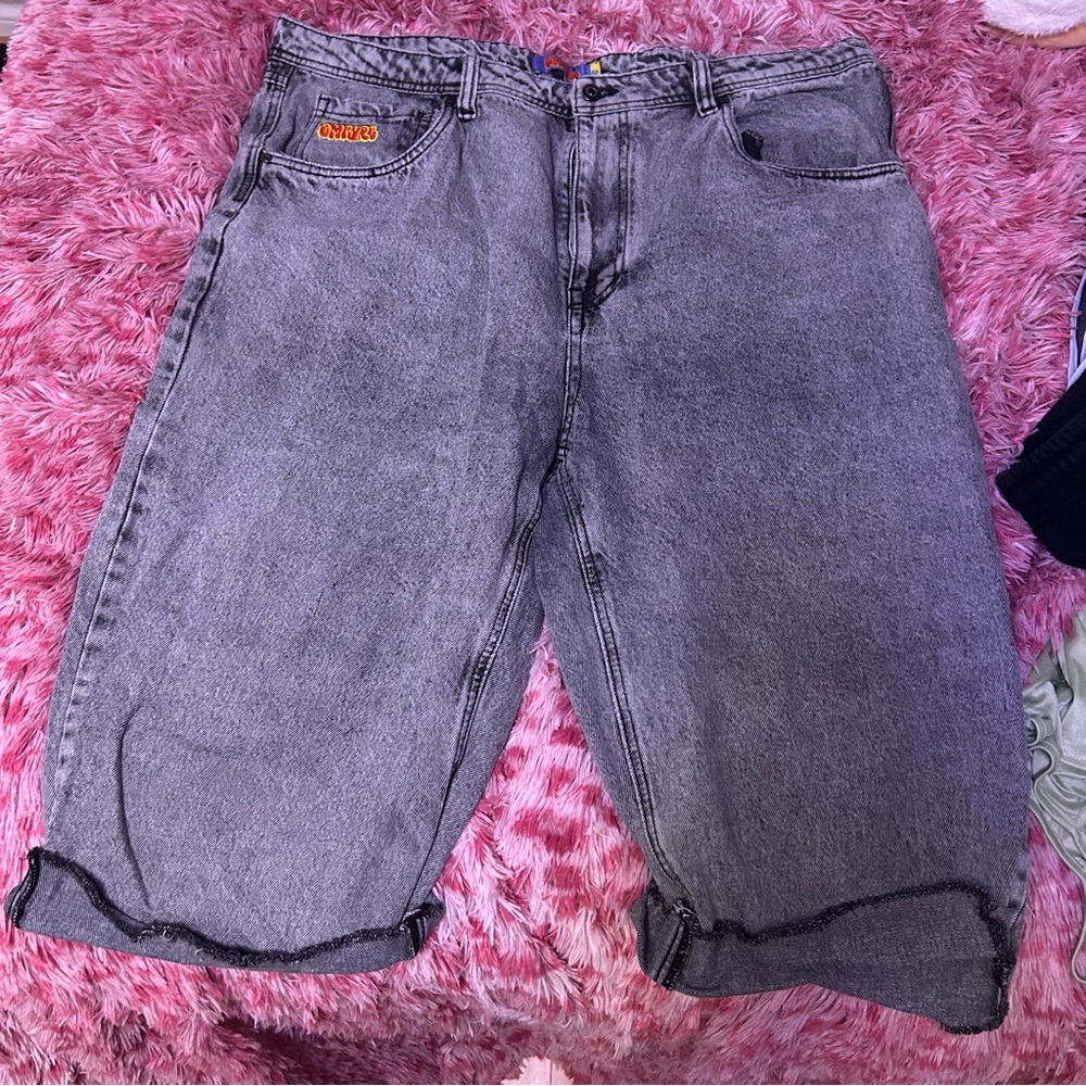 Gray Denim Jorts